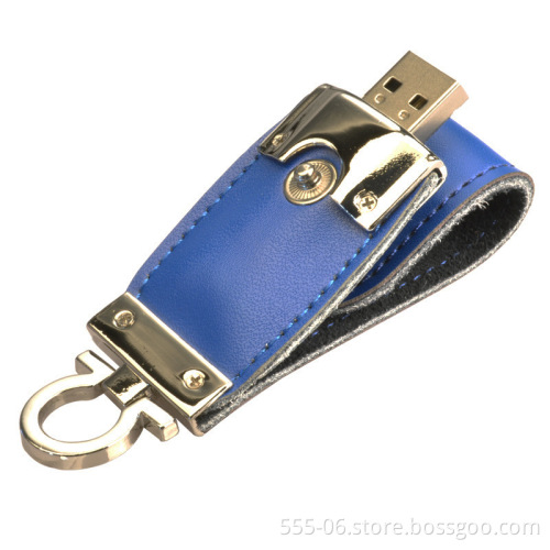 High Speed Leather USB Stick 4GB for Business Promotion
